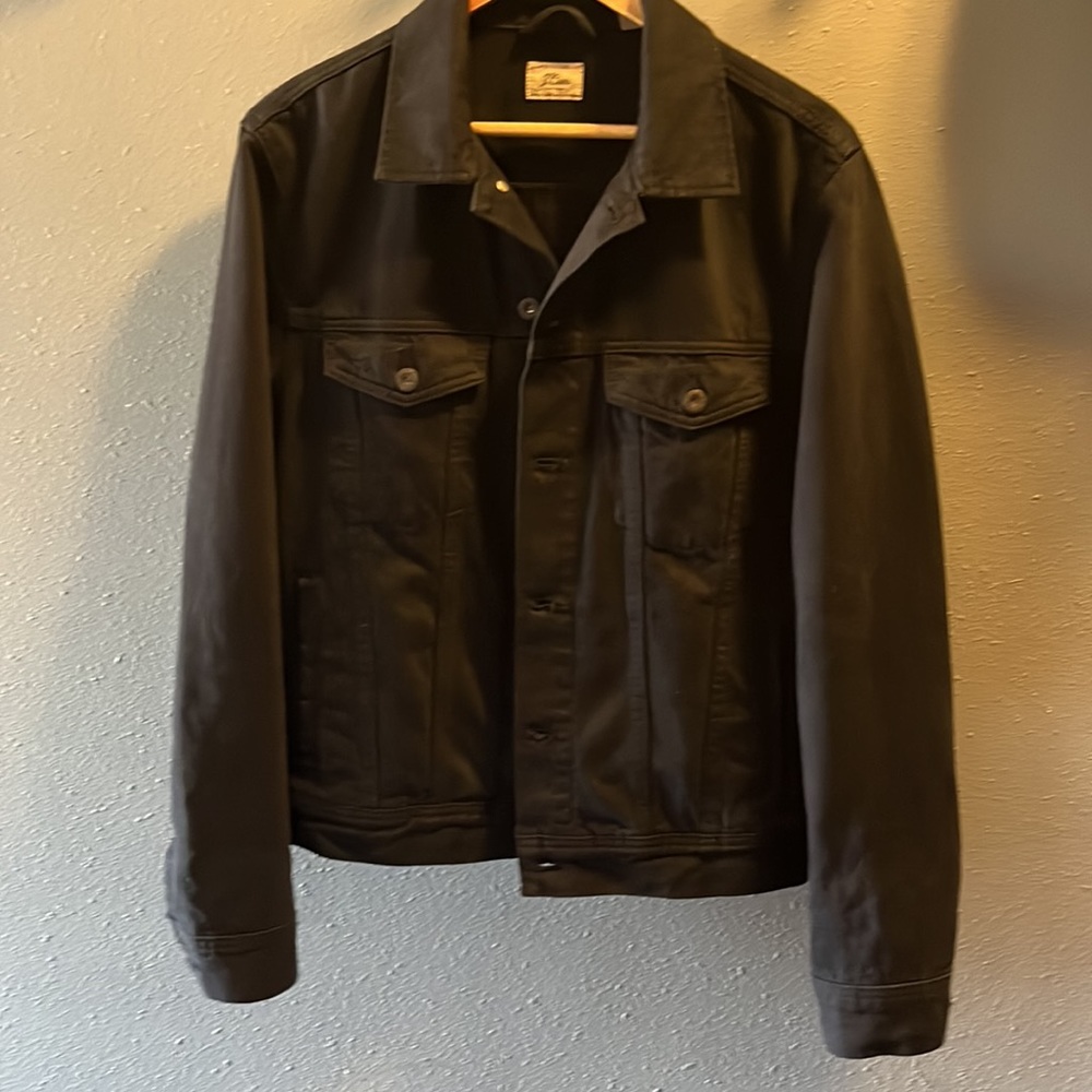 Denim Jacket With Custom Embroidered Patch - image 3